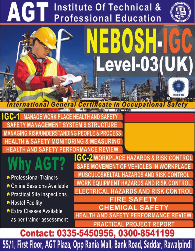 NEBOSH IGC Level-03 course 