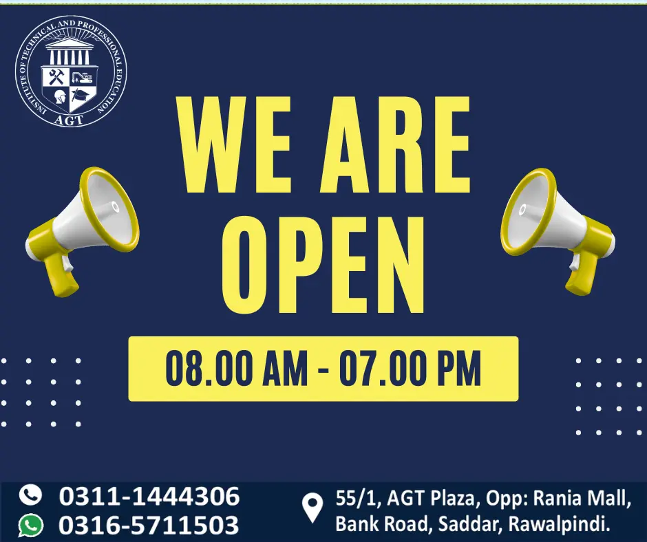 AGT Institute Is Open for Admissions